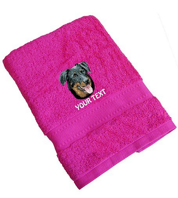 Beauceron Personalised Dog Towels