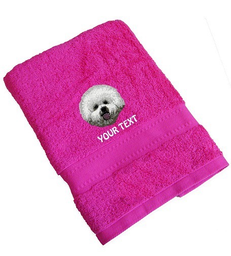 Bichon Frise Personalised Dog Towels