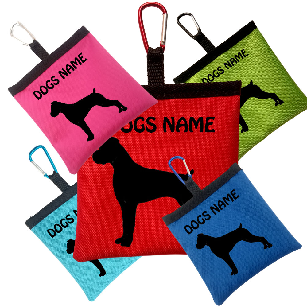 Boxer Personalised Dog Training Treat Bags