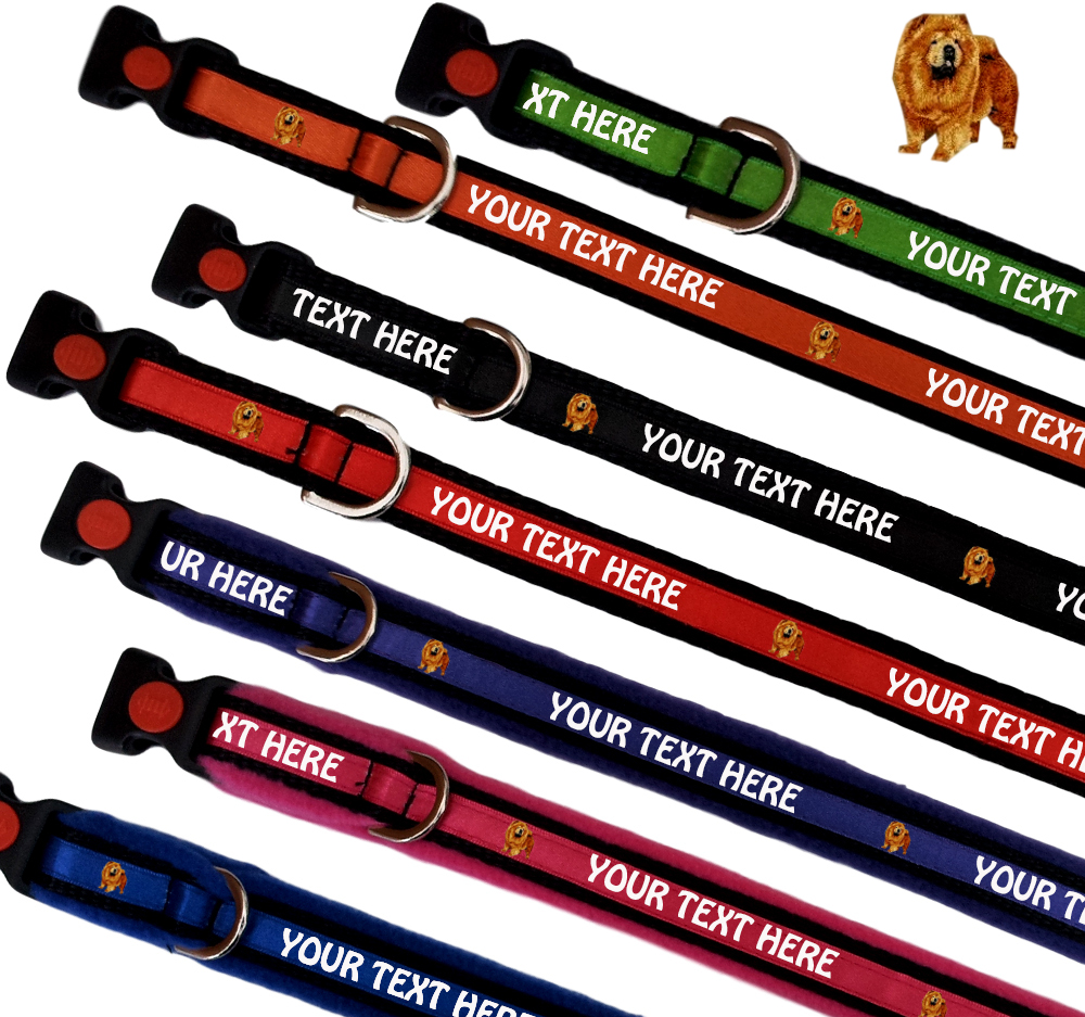 Chow Chow Personalised Dog Collars