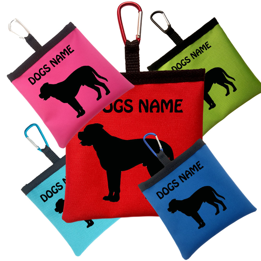 English Mastiff Personalised Dog Training Treat Bags
