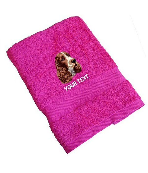 English Springer Spaniel Personalised Dog Towels