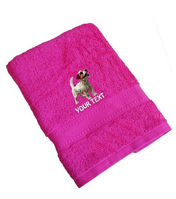 Jack Russell Terrier Personalised Dog Towels