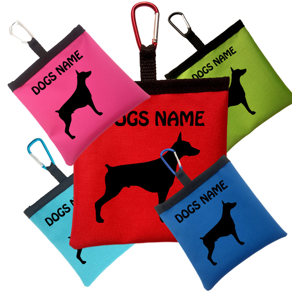 Miniature Pinscher Personalised Dog Training Treat Bags
