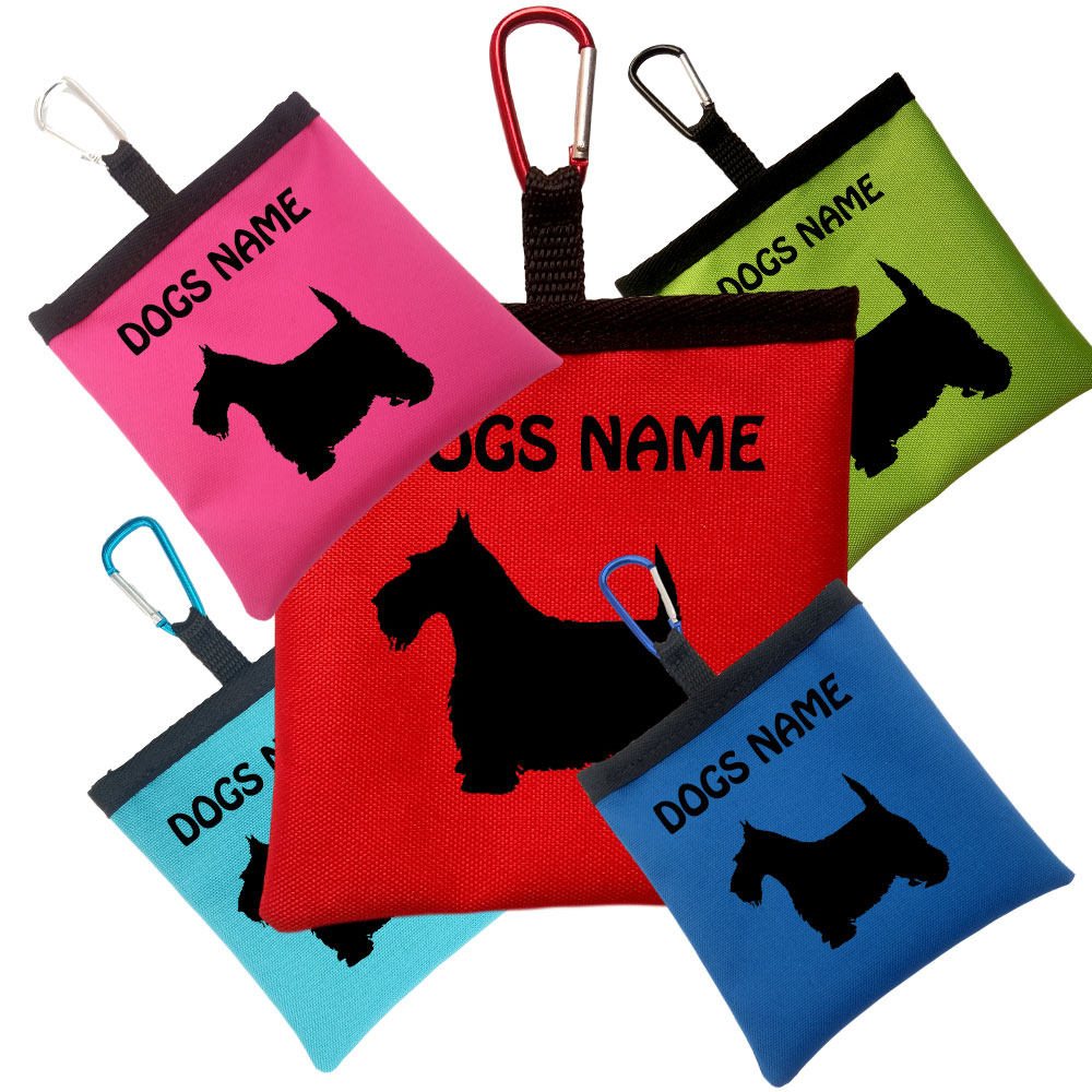 Scottish Terrier Personalised Dog Training Treat Bags