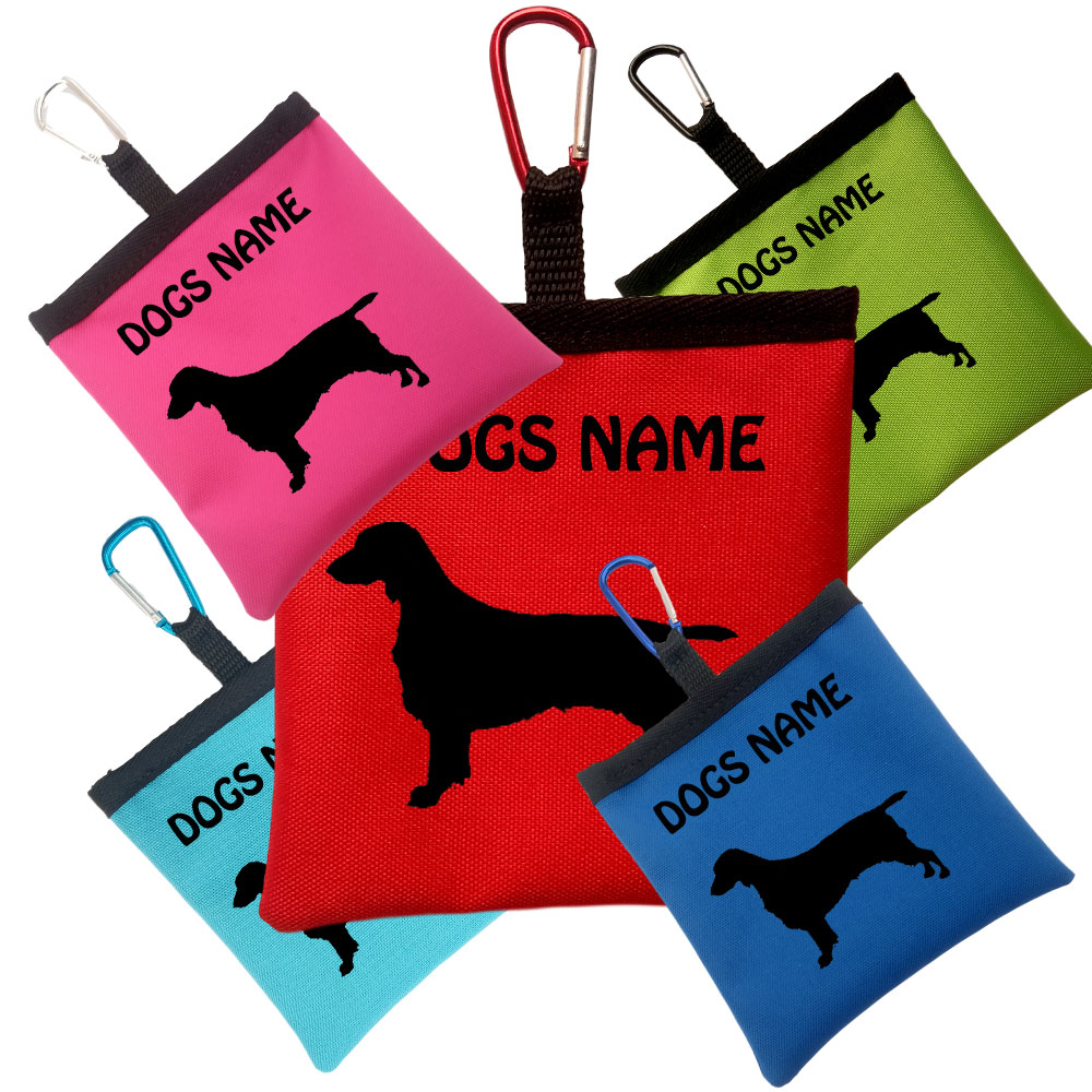 Welsh Springer Spaniel Personalised Dog Training Treat Bags