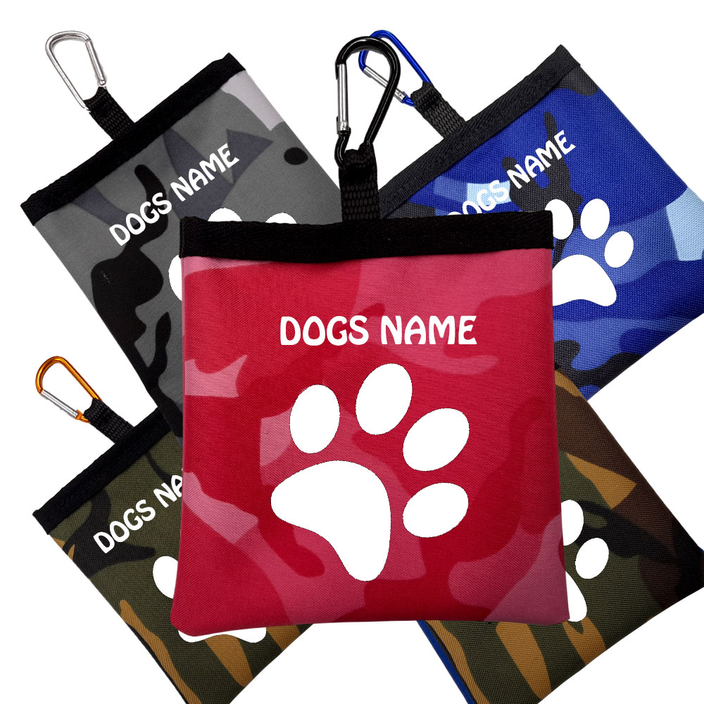 personalised dog treat pouch