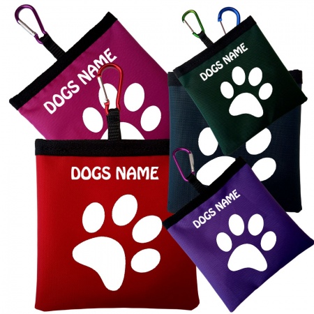 personalised dog treat bag