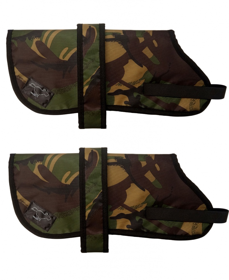 German Shepherd Personalised Waterproof Dog Coats | Camouflage Design| Fleece Lining